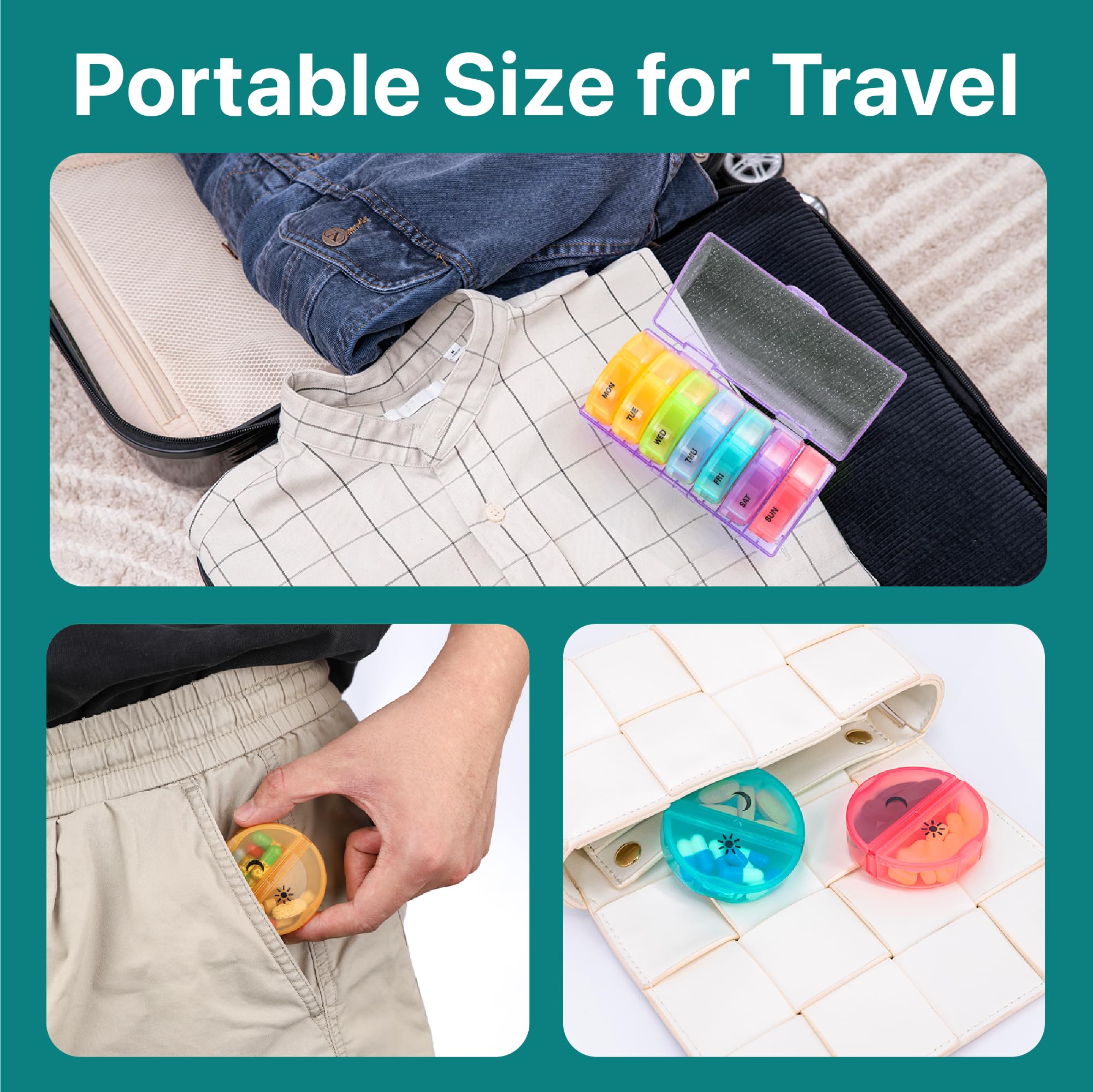 Sukuos diseño portátil ideal para viajar en bolso.