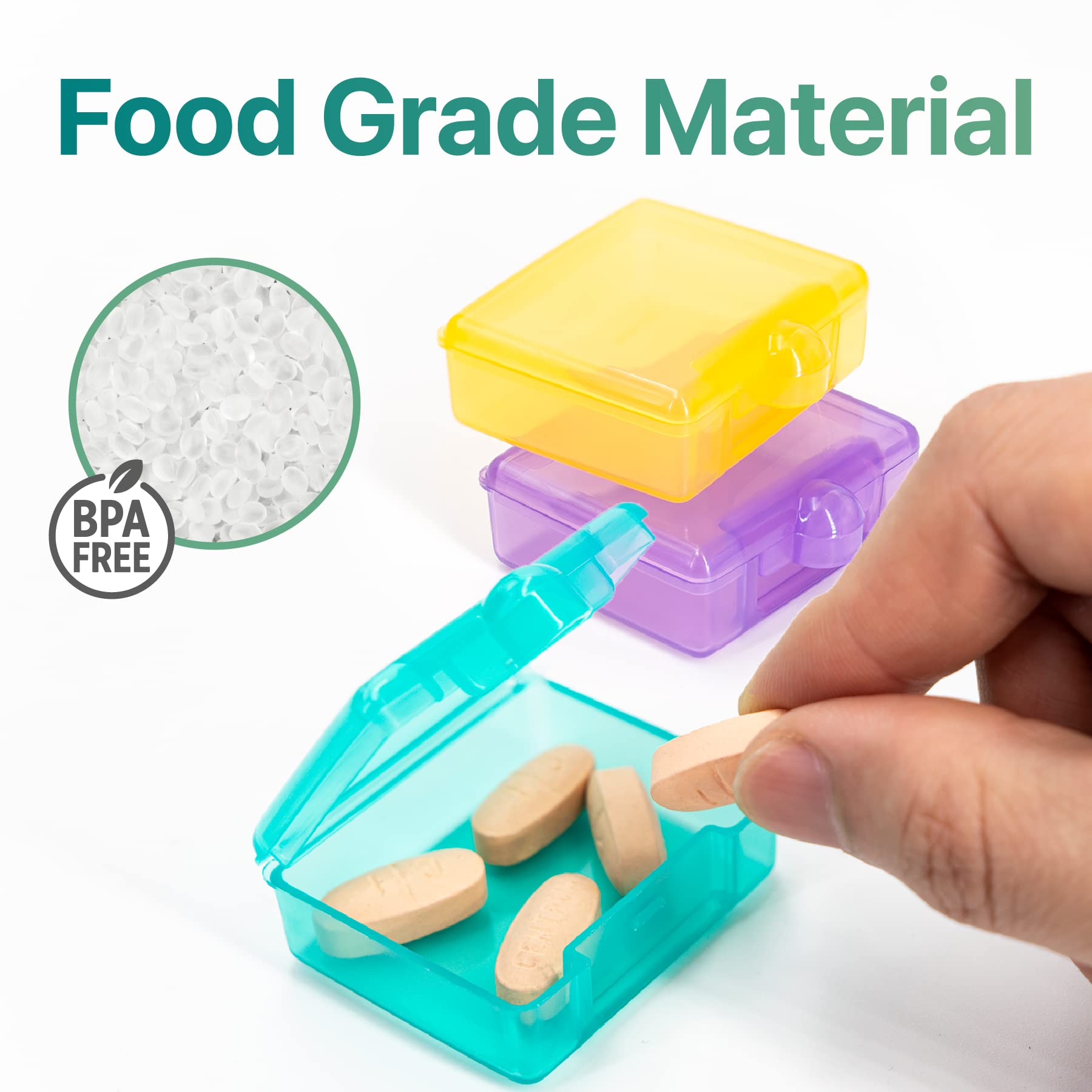 Pastillero Sukuos, dimensiones compactas para bolso.