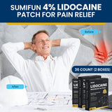 Sumifun lidocaina 4% parche para rodilla, alivio localizado en movimiento