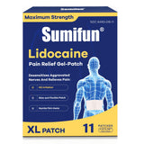 Sumifun parche lidocaína extragrande cubre la espalda baja para alivio focal.