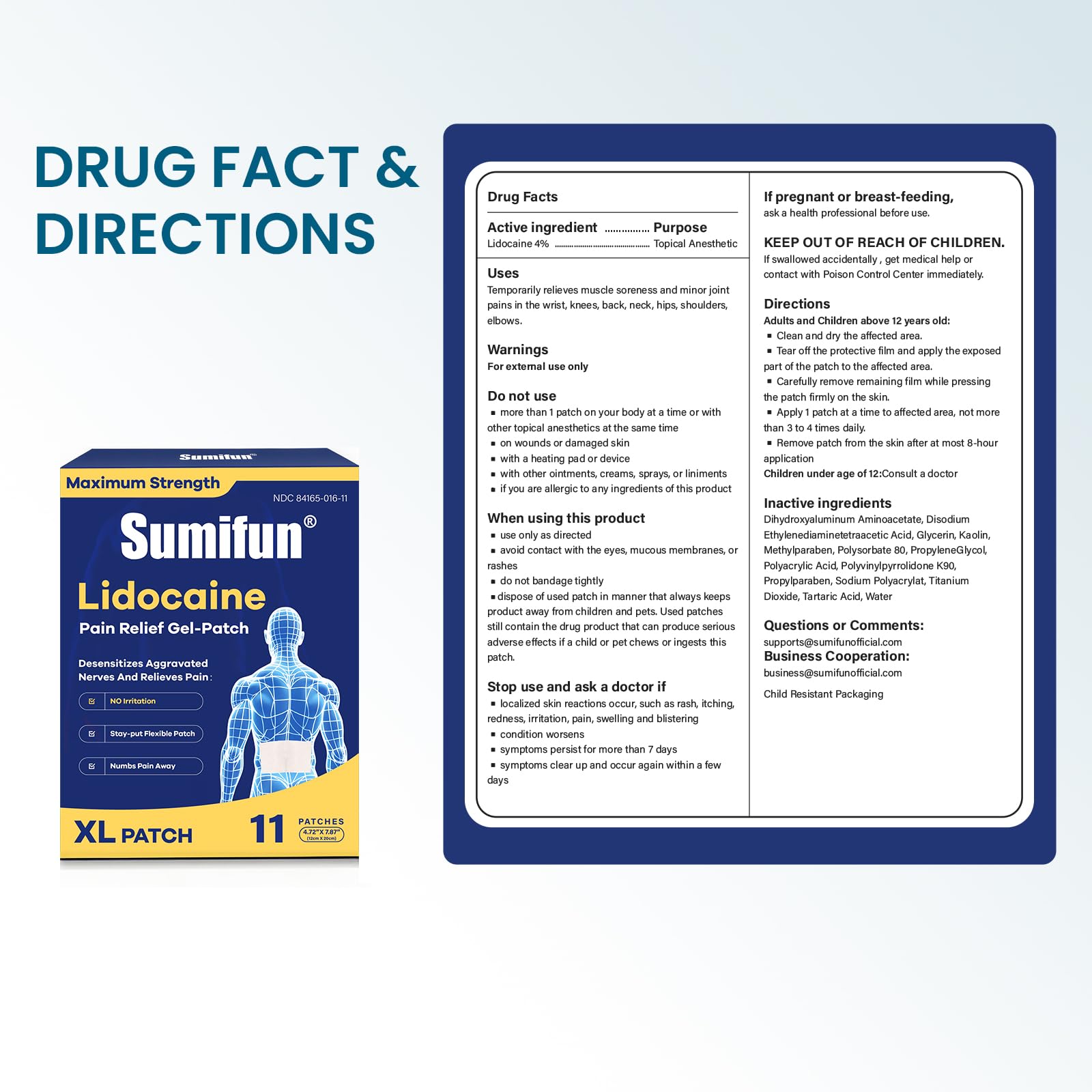 Sumifun parche discreto y sin olores acompaña días activos.