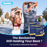 Sumifun parche lidocaína 4% para espalda con alivio focalizado