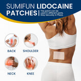 Parche Sumifun lidocaína cortado para ajuste personalizado