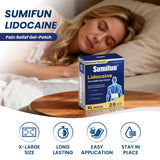 Aplicación del parche Sumifun XL en la espalda