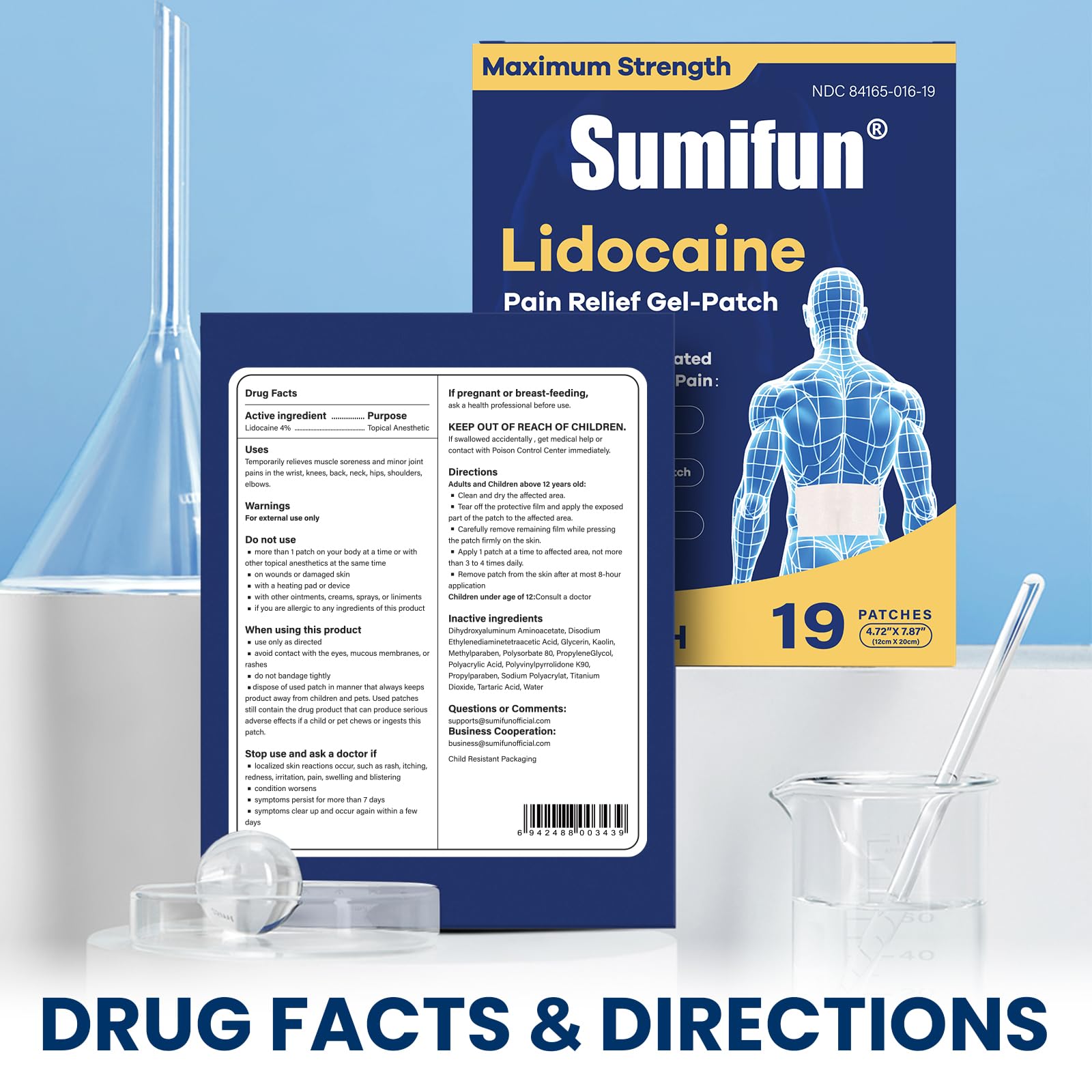 Sumifun XL Patch sin olor para uso discreto.