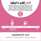 Summer's Eve: probado por dermatólogos y ginecólogos para mayor confianza.