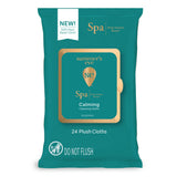Summer's Eve Spa Calming Chamomile, toallitas íntimas suaves para limpieza diaria y frescura.