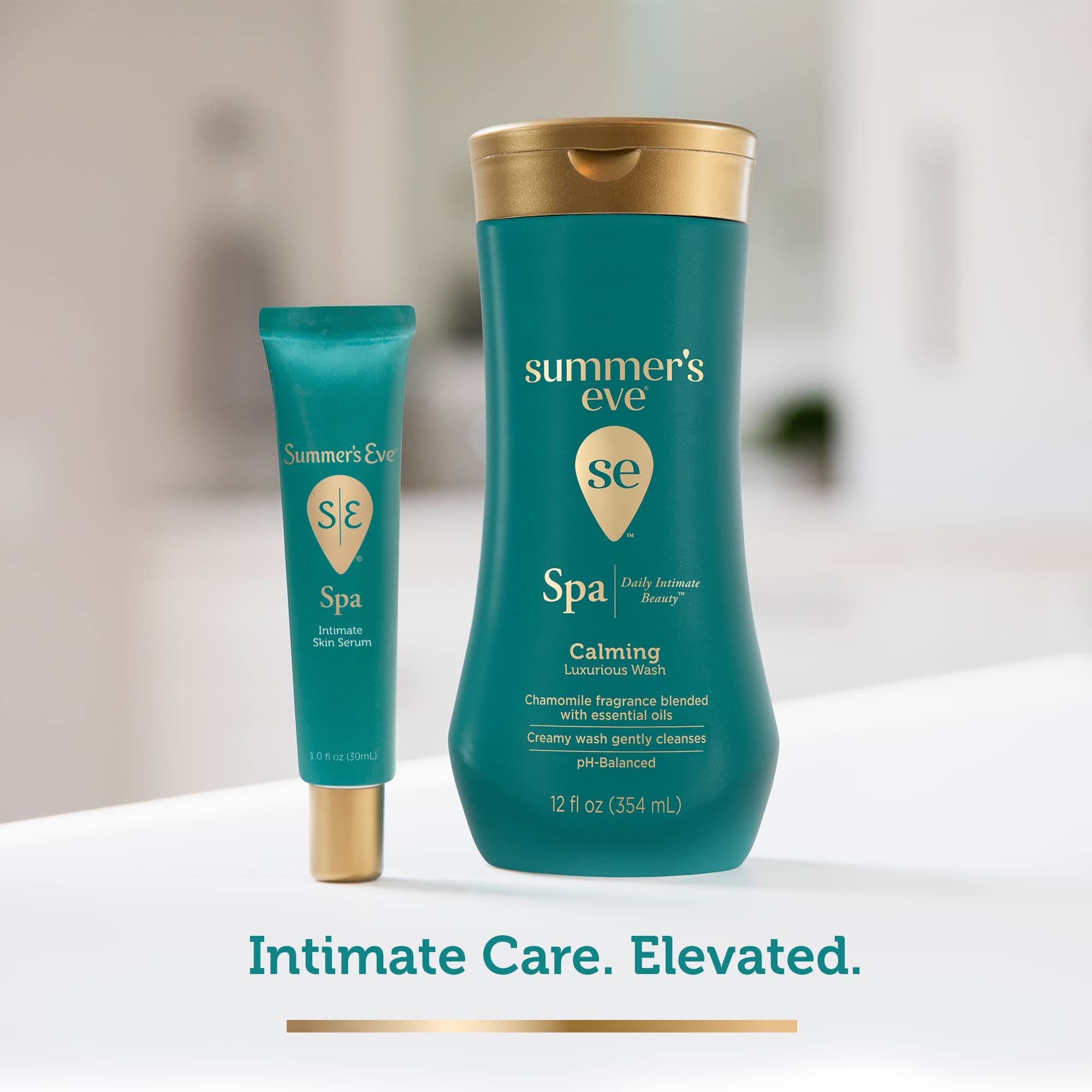 Summer's Eve Spa uso diario suave para zonas sensibles, sin irritación.