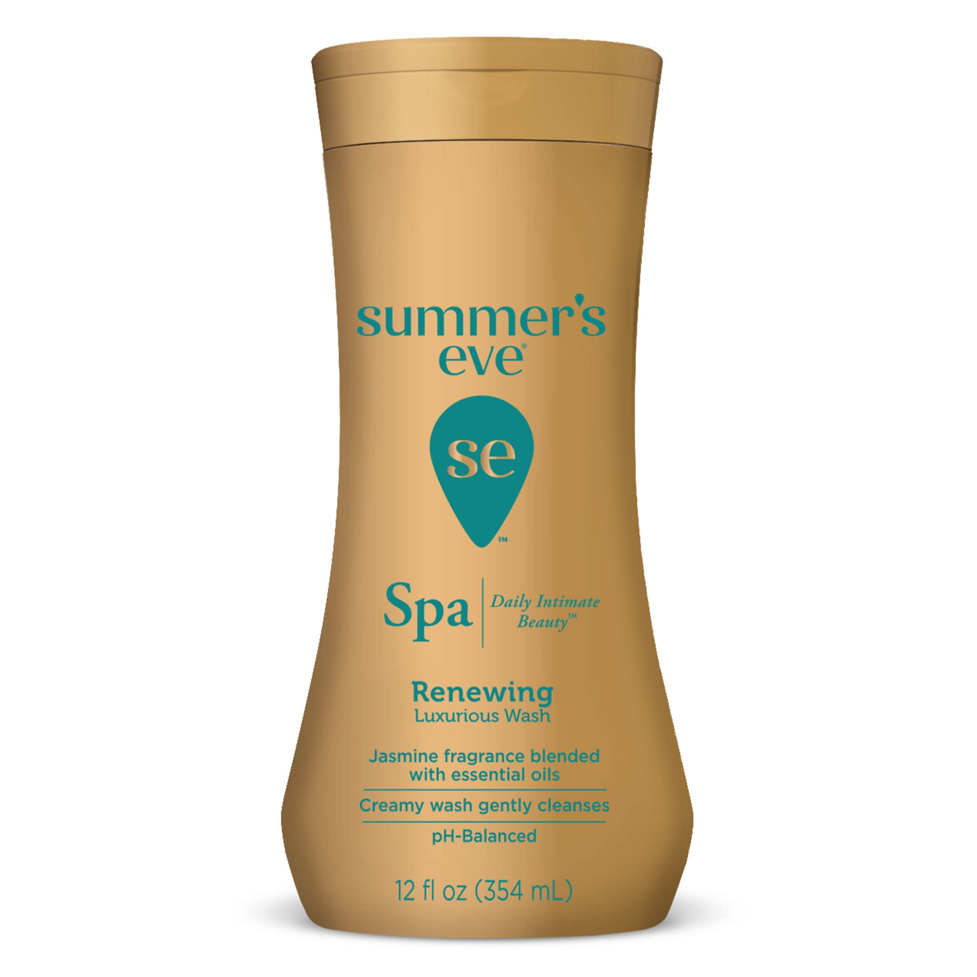 Summer's Eve Spa Jazmín - botella para cuidado diario íntimo suave