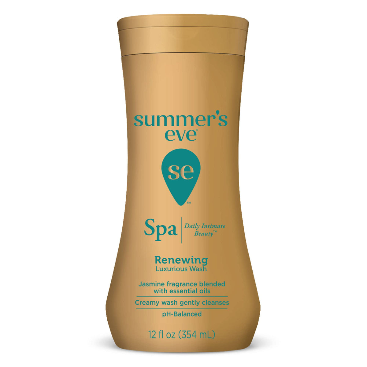 Summer's Eve Spa Jazmín - botella para cuidado diario íntimo suave