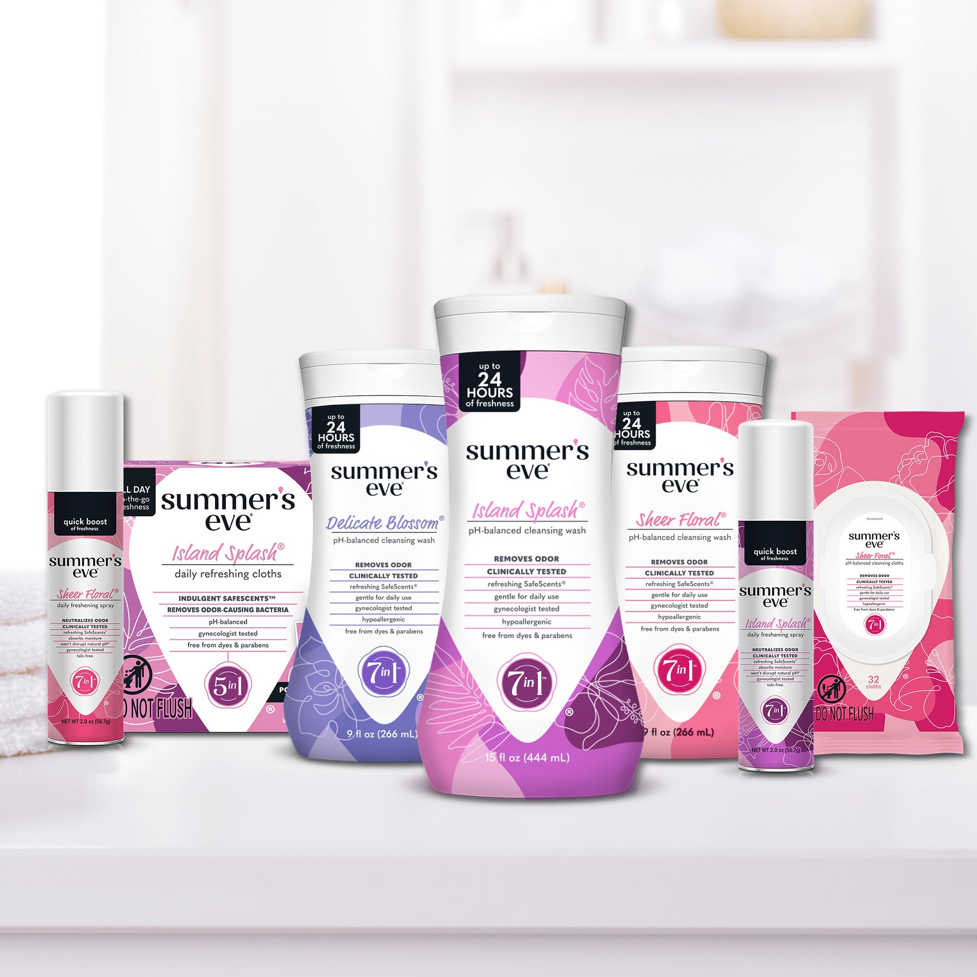 Blissful Escape de Summer's Eve, higiene suave para controlar el olor