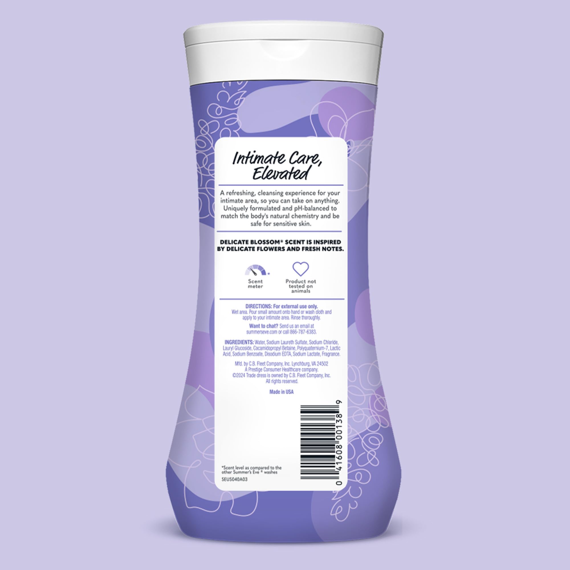 Summer's Eve Delicate Blossom, caja con contenido ideal para viaje