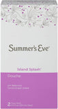 Summer's Eve Ducha Island Splash con empaque frontal, listo para usar