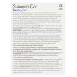 Summer's Eve FreshCycle fragancia ligera para frescura sin irritación.