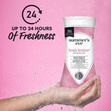 Summer's Eve Simply Sensitive: espuma suave para la zona íntima, sensación agradable.