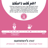 Summer's Eve Simply Sensitive: uso diario para higiene íntima cómoda.