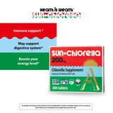 Sun Chlorella CGF y B12 para energía natural