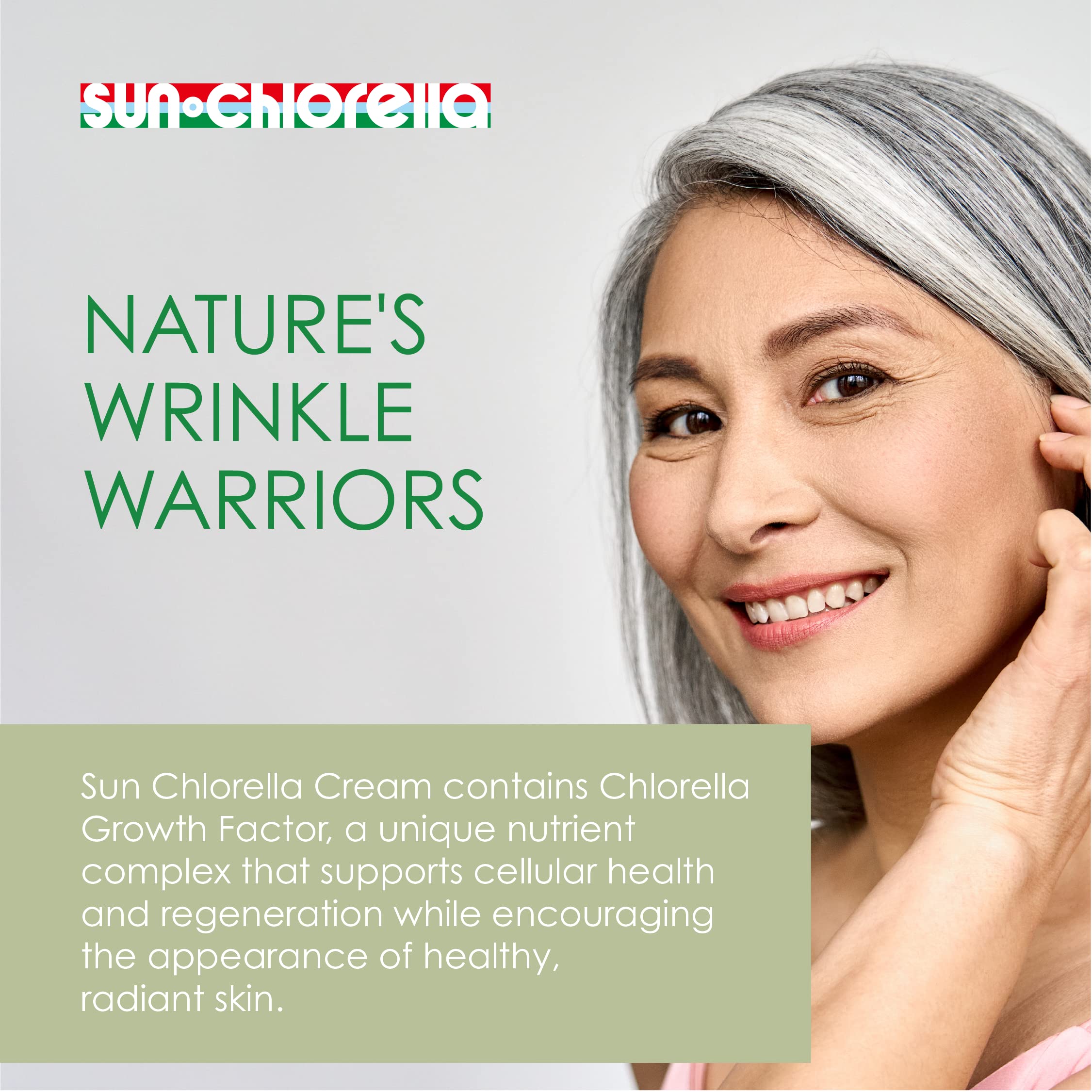 Sun Chlorella Crema Hidratante con CGF y extractos botánicos