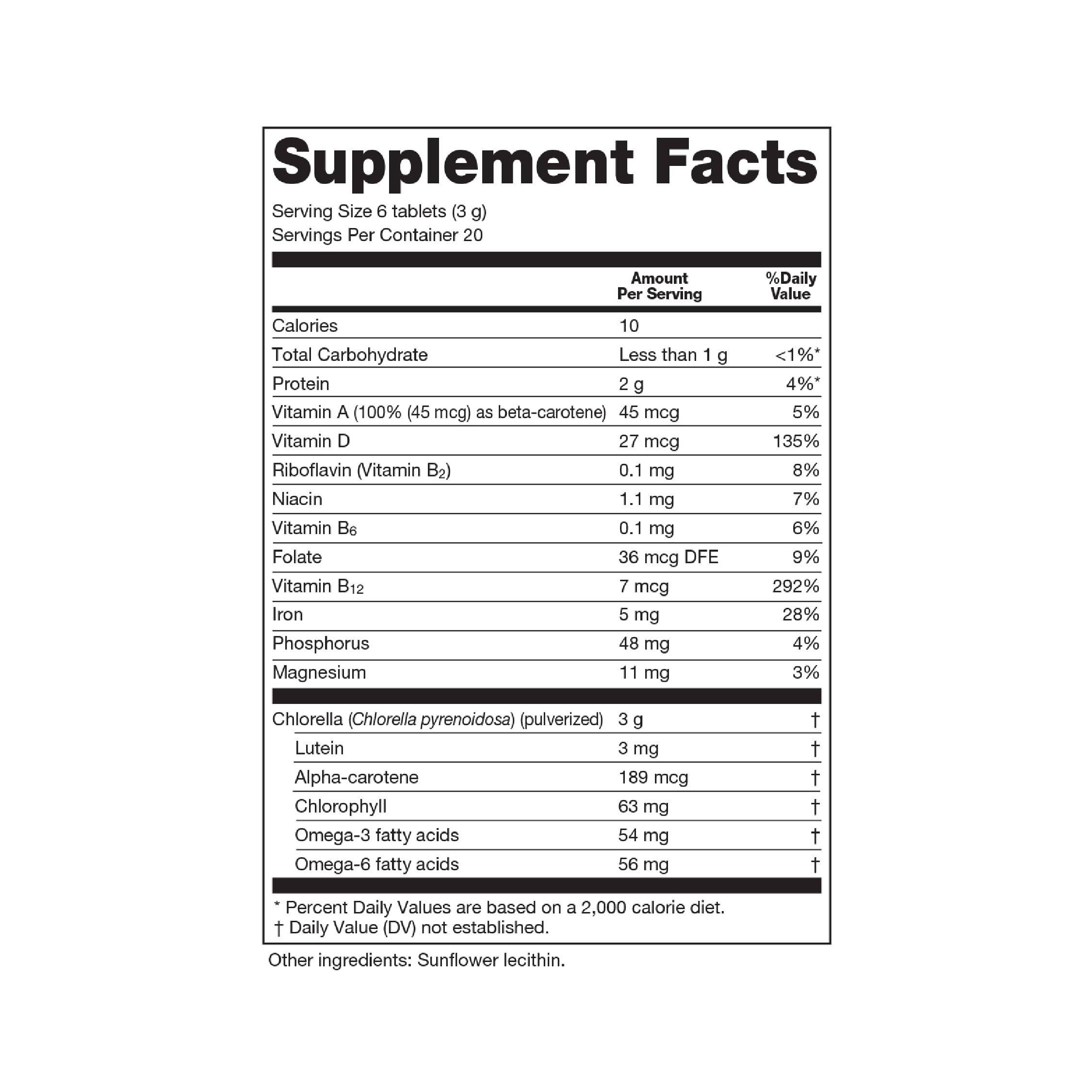 Sun Chlorella tabletas-inmunidad-defensa fortalecen las defensas naturales.