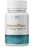 SUN COAST SCIENCES RejuvaTress: botella de cápsulas para cabello más grueso y saludable.