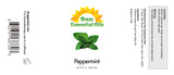 Sun Essential Oils Menta con cuentagotas para aromaterapia en difusor.
