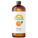 Sun Essential Oils Naranja Dulce, frasco ámbar para conservar la frescura del aroma