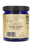 Sun Potion Chlorella Powder con cucharita medidora para porciones diarias.