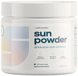 Sun Powder: equilibrio en botella y vertido suave para beber diariamente.