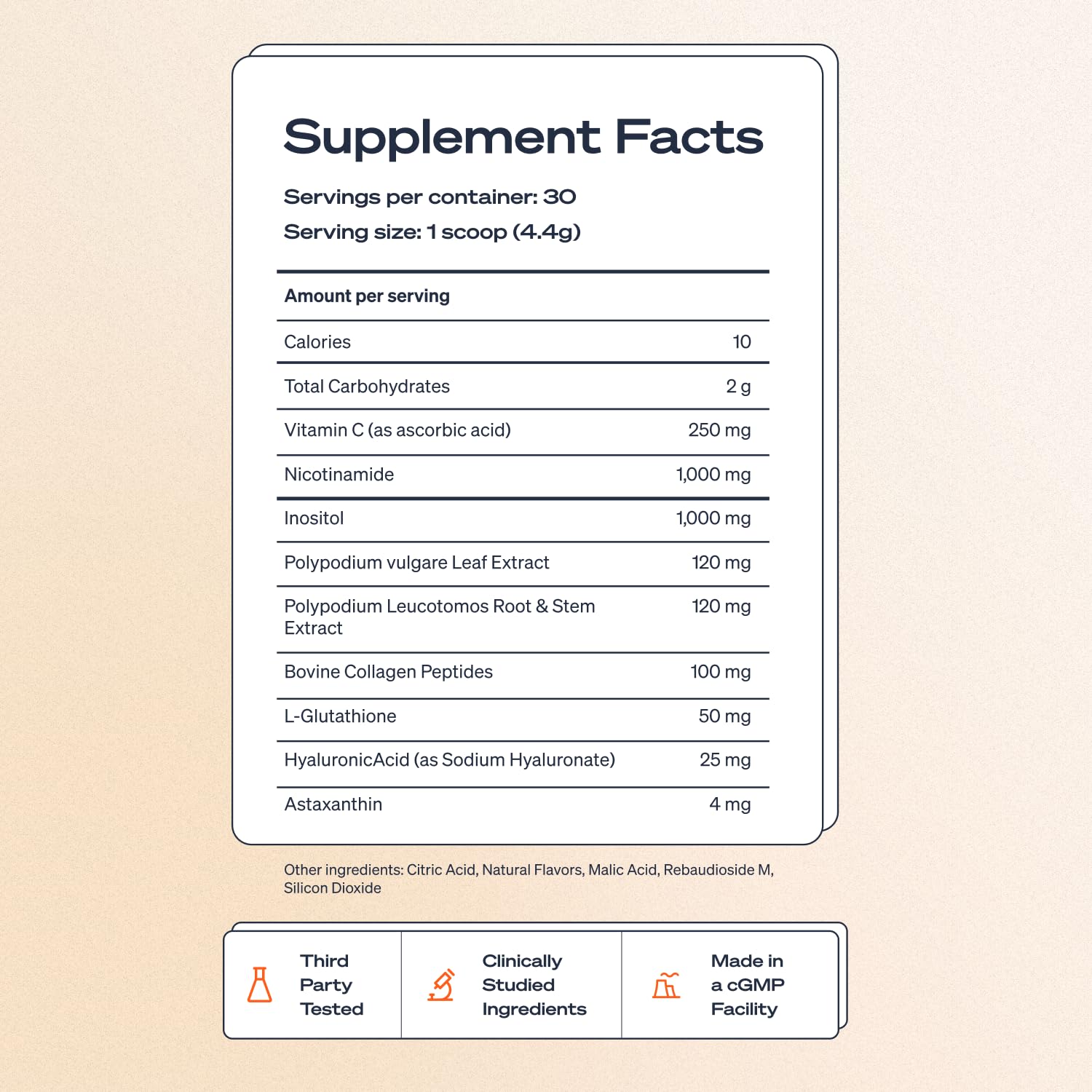 Sun Powder ingredientes-nicotinamida: apoyo potencial a la salud de la piel.