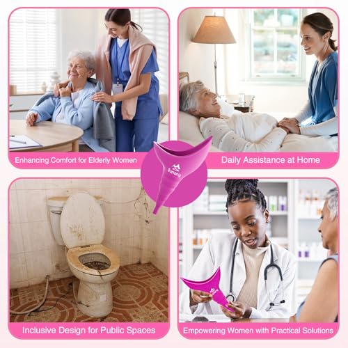 Sunany urinario femenino, uso diario ergonómico para mayor comodidad.