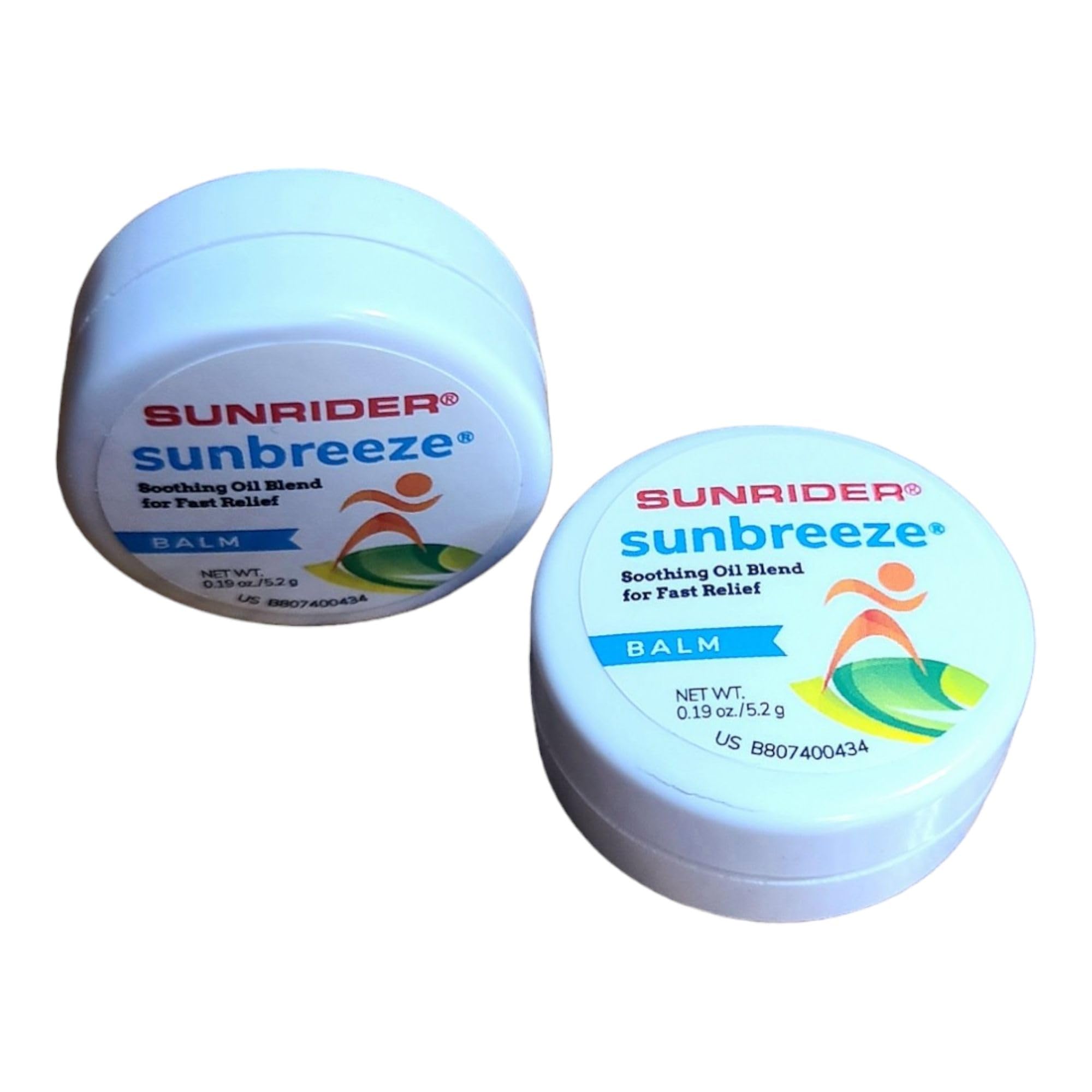 Sensación fresca al aplicar bálsamo Sunbreeze en la piel.