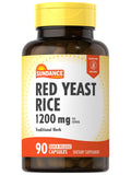 Sundance Arroz de Levadura Roja 1200 mg, cápsulas frente al frasco para uso diario