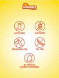 Etiqueta libre de gluten de Sundance Serenoa Repens para dietas específicas.