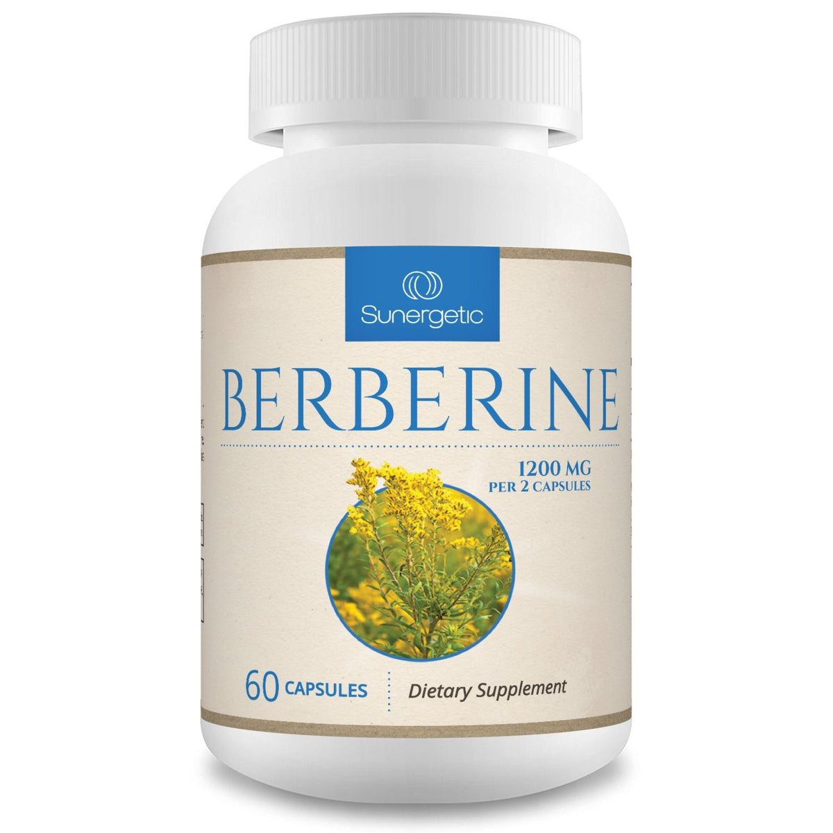 Sunergetic Berberina, embalaje práctico para dosis diaria.