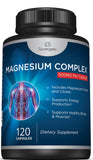 Sunergetic cápsulas magnesio 500 mg: mezcla citrato y óxido para dosis concentrada.
