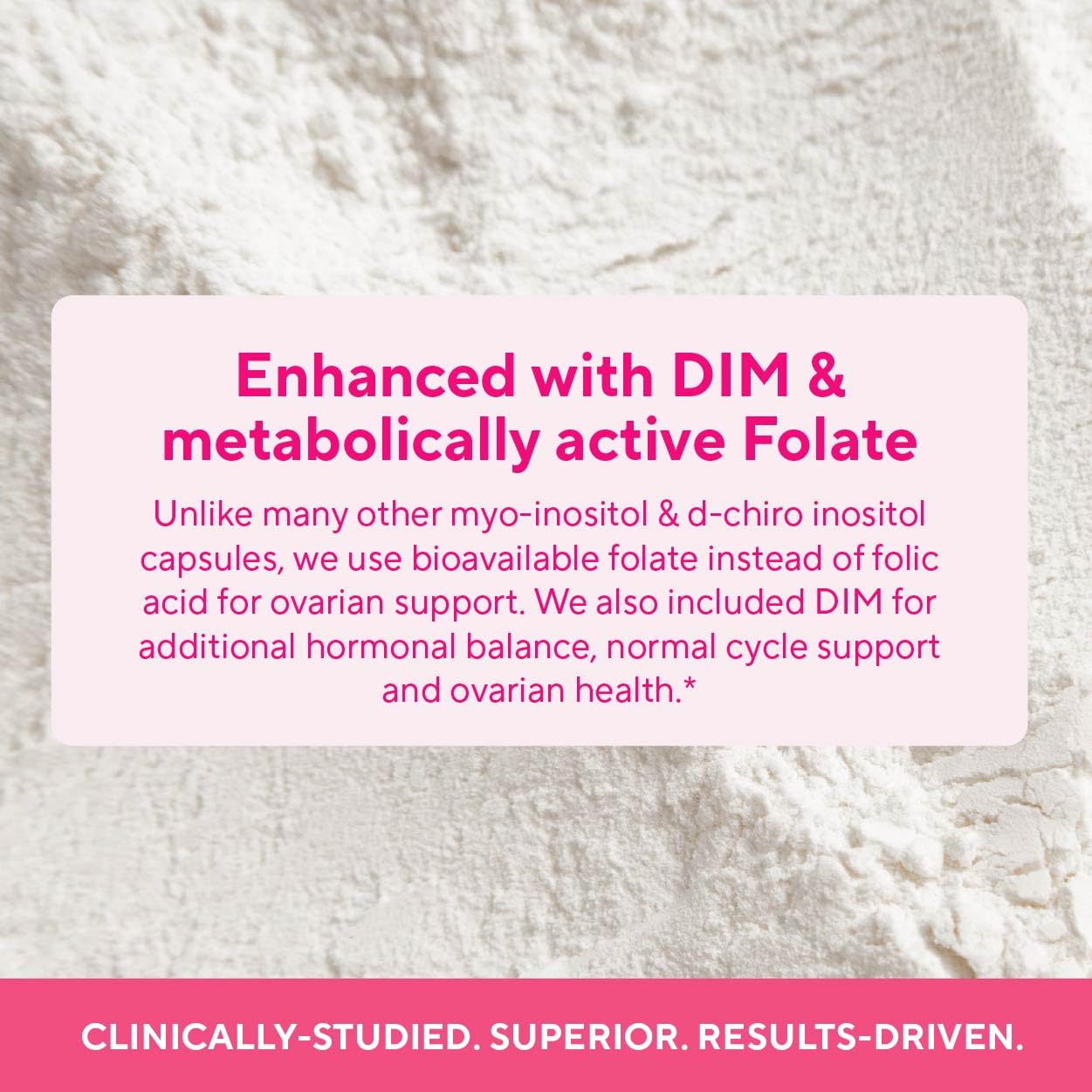 Sunergetic diindolilmetano y folato bioactivo para apoyo hormonal.