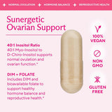 Sunergetic inositol D-chiro, cápsulas que apoyan la regularidad ovárica.