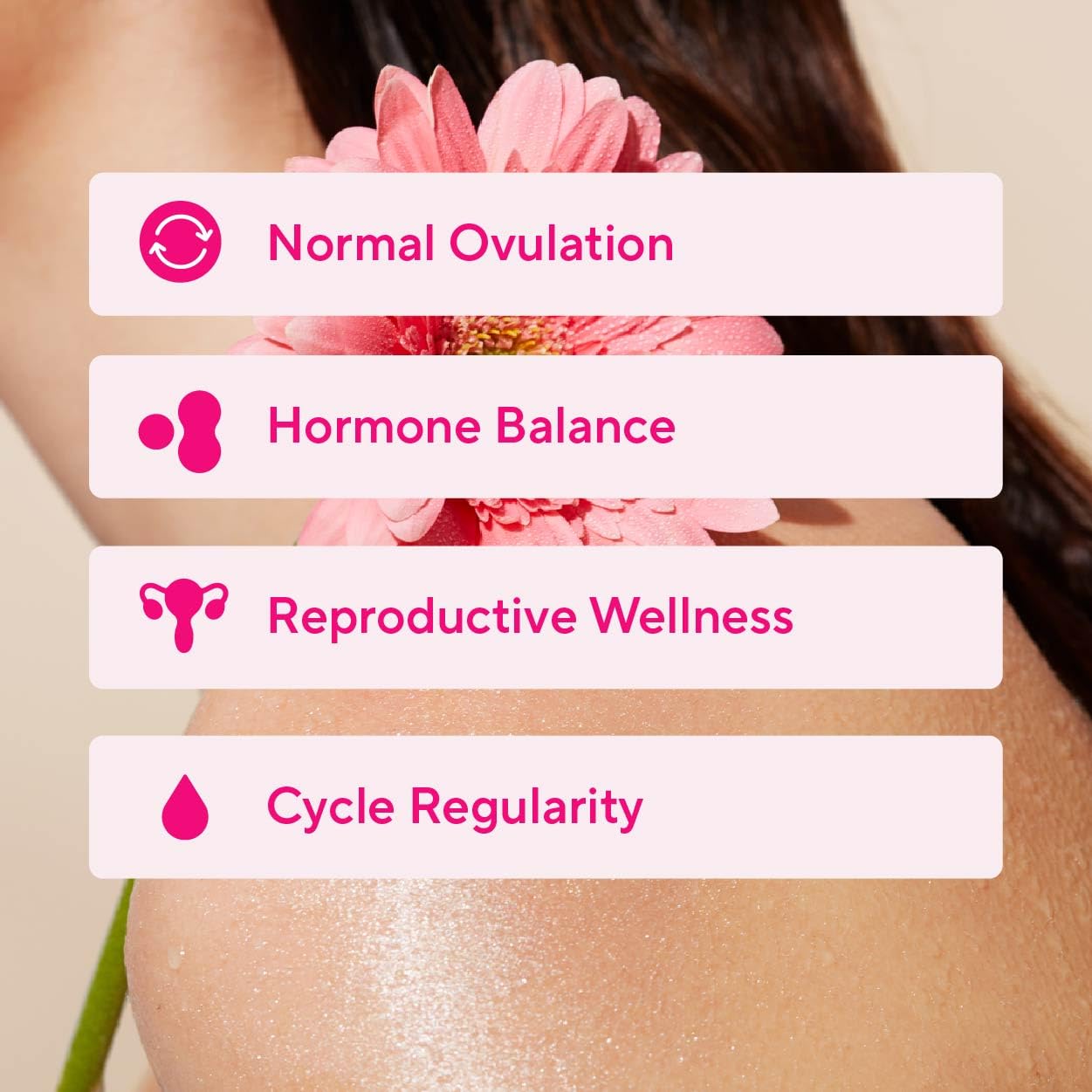 Sunergetic inositol mio, balance hormonal y regularidad del ciclo.