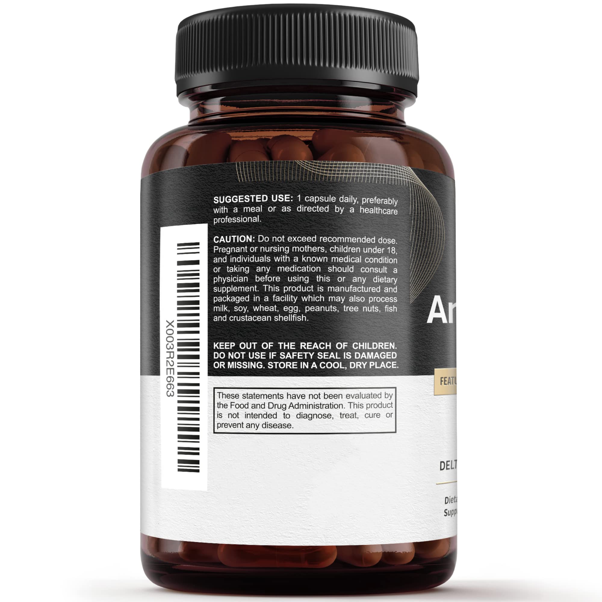 Pruebas de terceros Sunergetic DeltaGold para calidad y pureza.