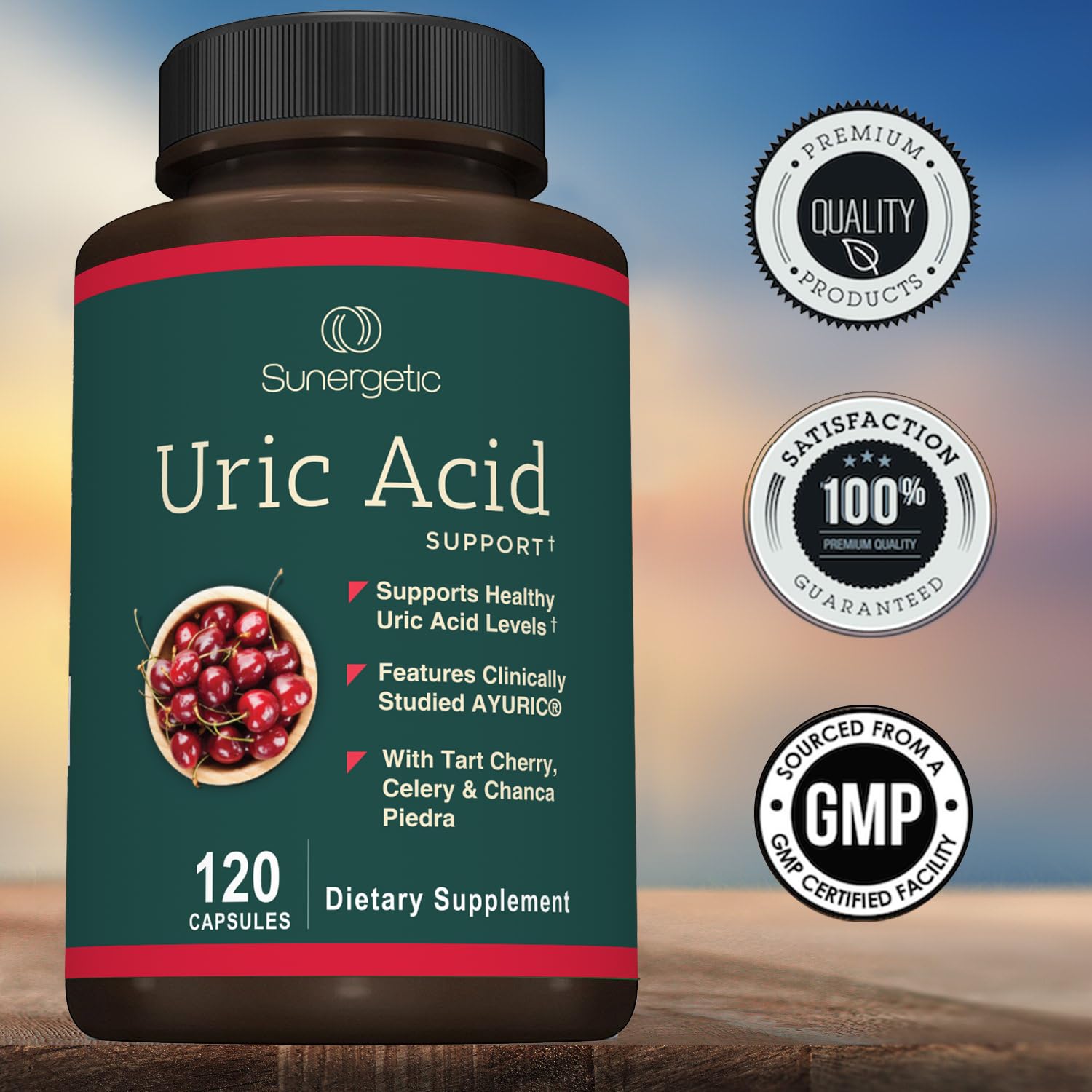 Sunergetic Urico Apio Semilla: extracto natural con antioxidante.