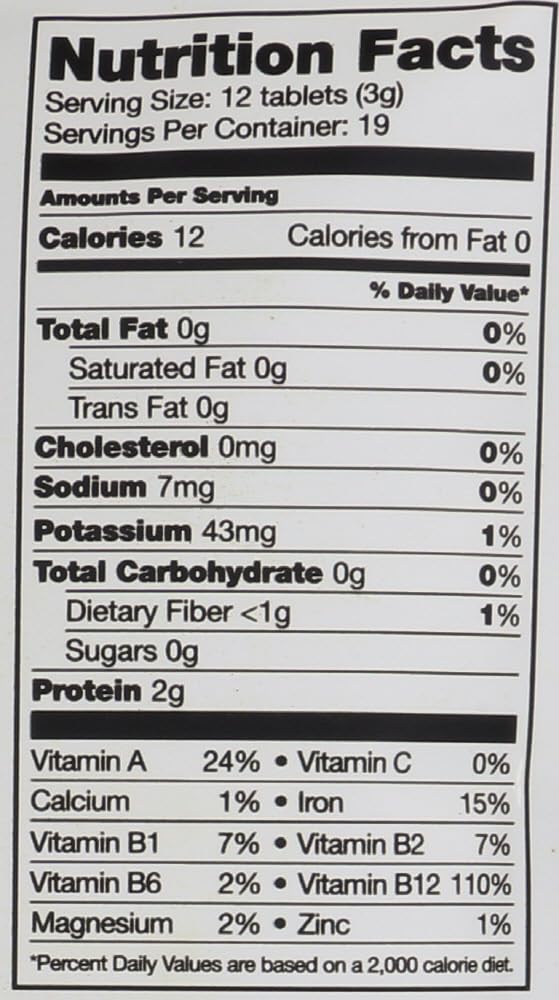 Sunfood Chlorella Spirulina Tabletas para uso diario como complemento nutritivo.