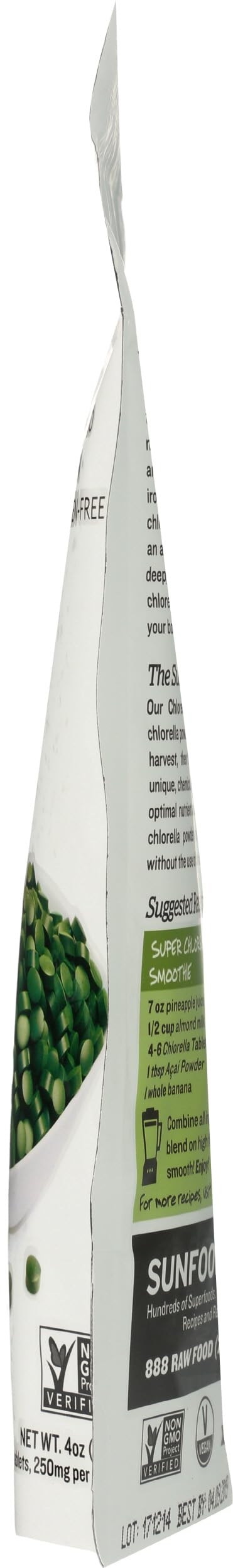 Cultivo interior de Sunfood Chlorella para mayor pureza.