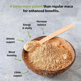 Sunfood Maca Extreme uso diario para vitalidad sostenida.