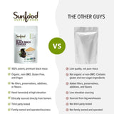 Sunfood Superfoods Maca Negra Orgánica energía natural para el día