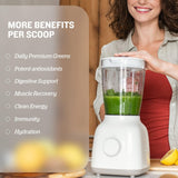 Sunfood Supergreens & Protein, mezcla-con-bebida para nutrición diaria y vitalidad