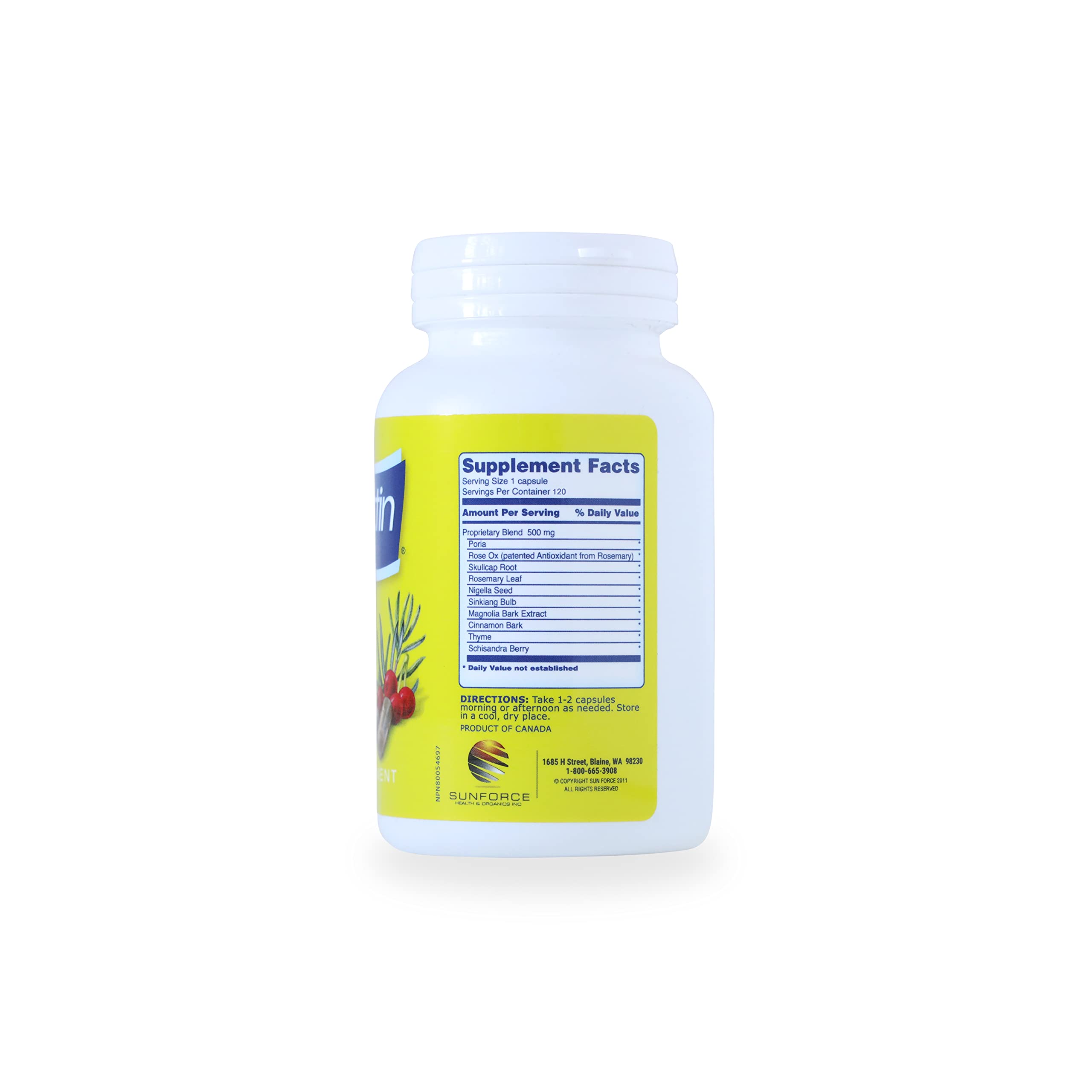 SUNFORCE HEALTH & ORGANICS cápsulas vegetales, detalle de textura suave