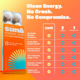 Sunii Energy Gum envase práctico para escritorio y bolso