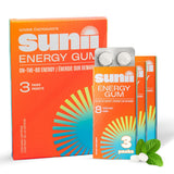 Sunii Energy Gum paquete de menta fresca para un impulso rápido