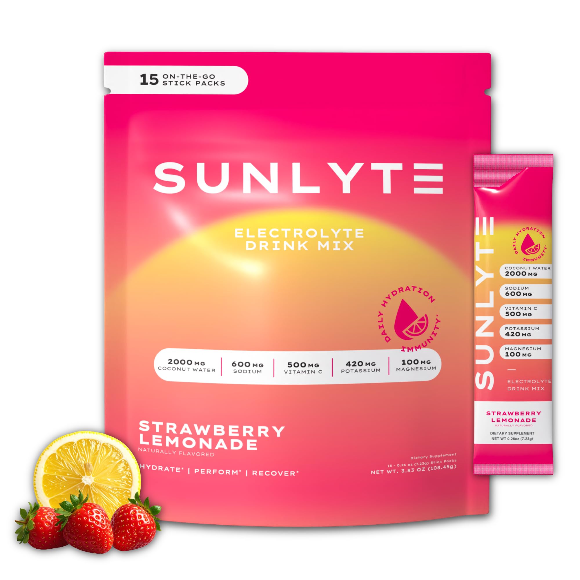 Sunlyte botella, hidratación rápida para días activos