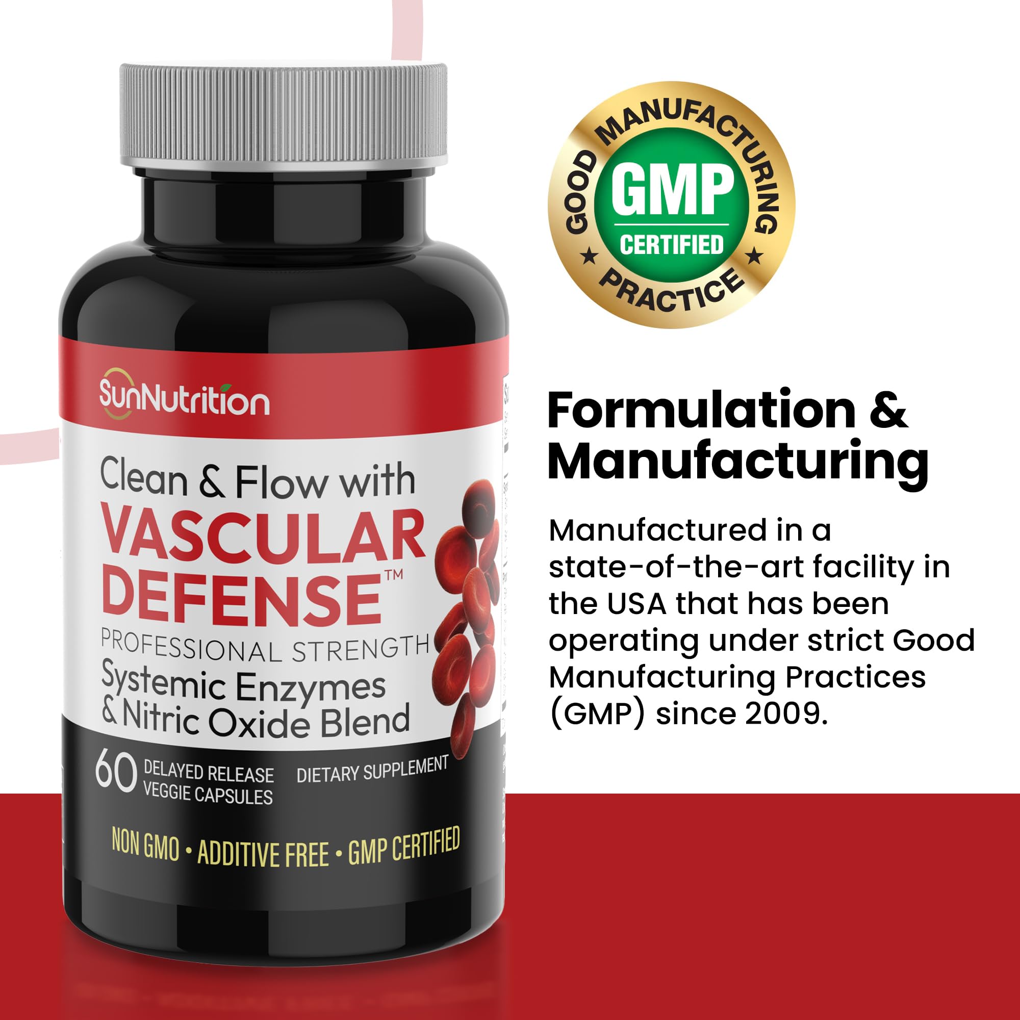 SunNutrition Defensa Vascular, ajo como ingrediente clave para la salud circulatoria.